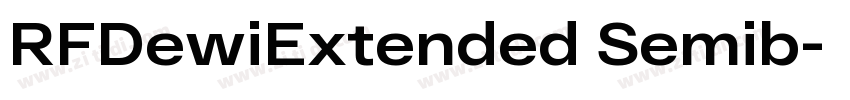 RFDewiExtended Semib字体转换